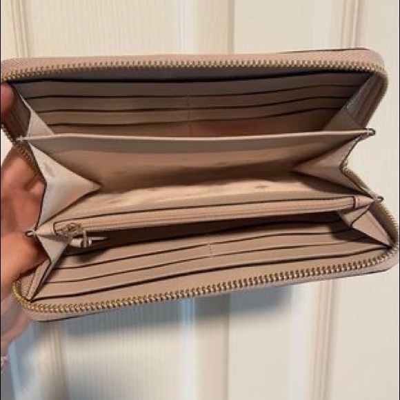 Kate Spade Rose Gold Glitter Wallet - Picture 2 of 8